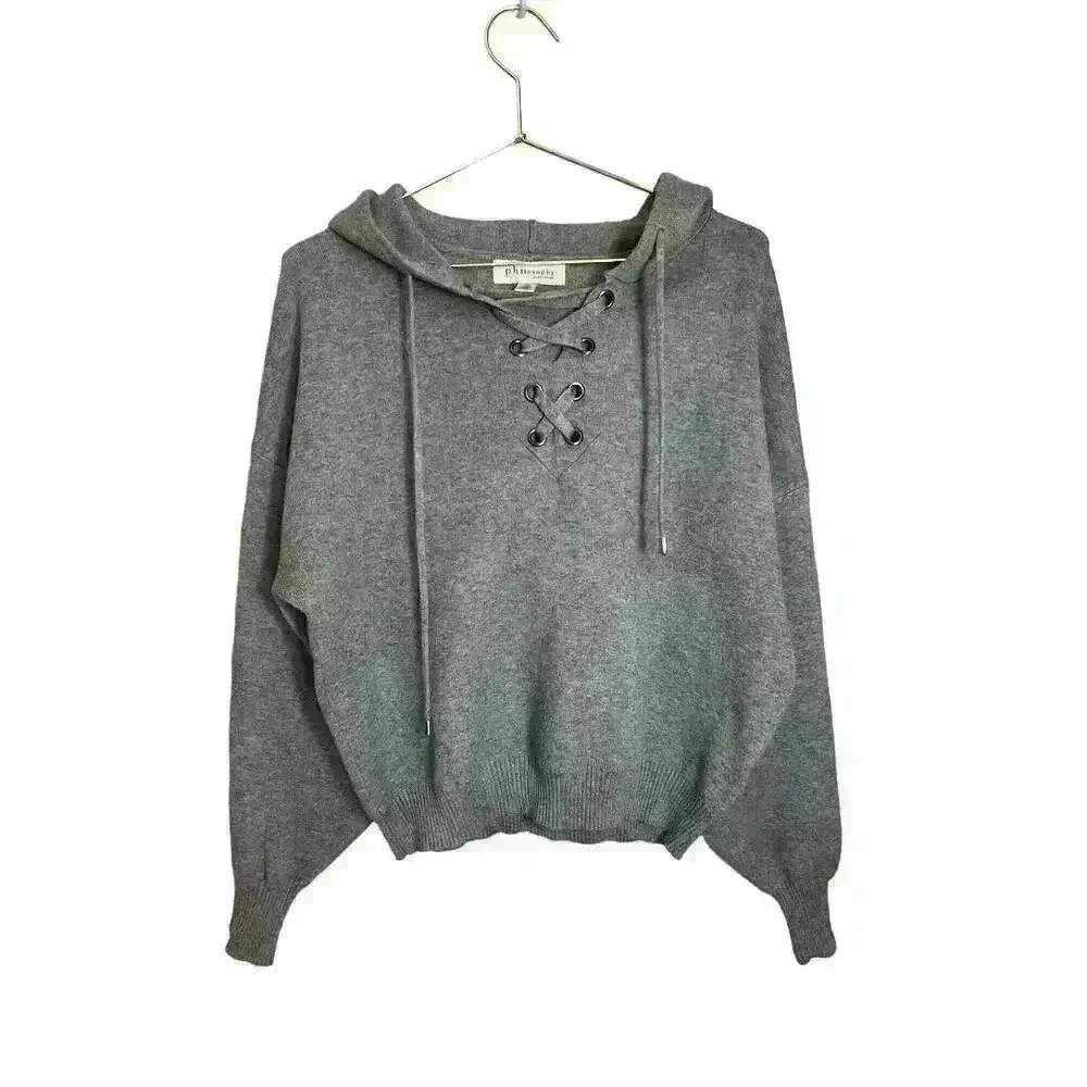 Philosophy hooded sweater sold at Anthropology size medium